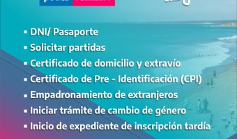 EL REGISTRO DE LAS PERSONAS REALIZAR UNA NUEVA JORNADA DE ATENCIN EN EL PARADOR RECREO